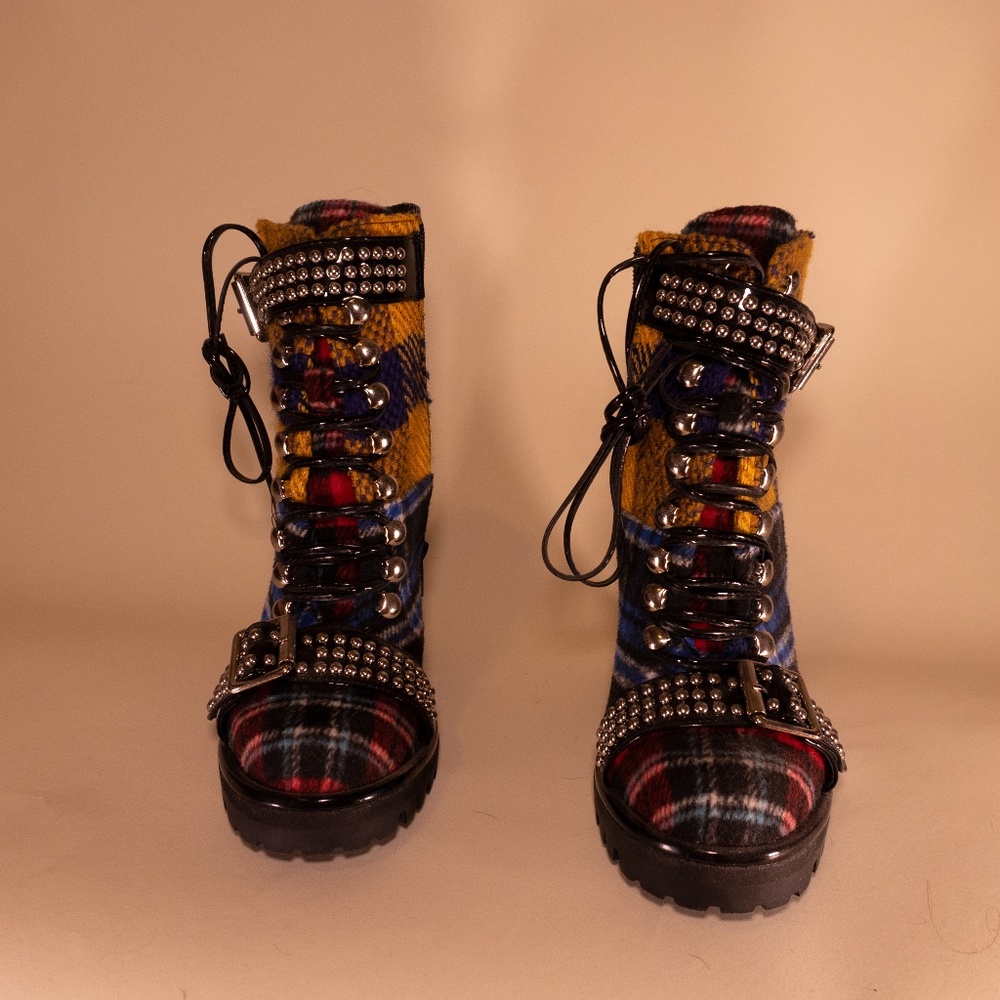 Jeffrey Campbell Lilith 2 Plaid Boot